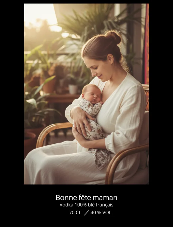 Modèle d'étiquette personnalisable Photo noir 762x1016