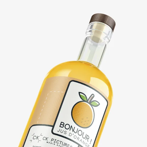 Jus d'orange personnalisé