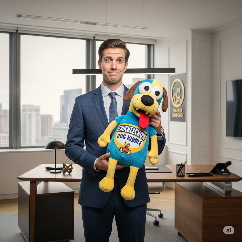 Cadeau client peluche immense