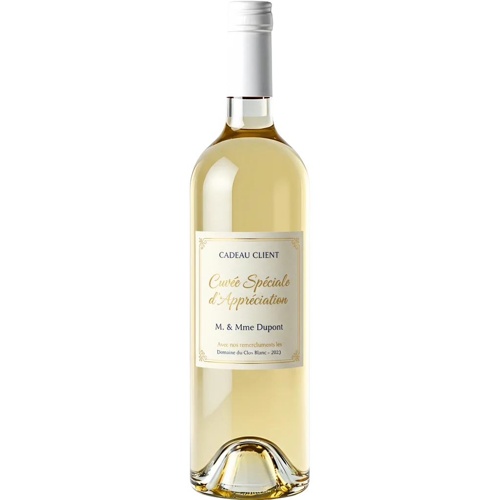 Bouteille de vin personnalisés sur Atelier Spirit
