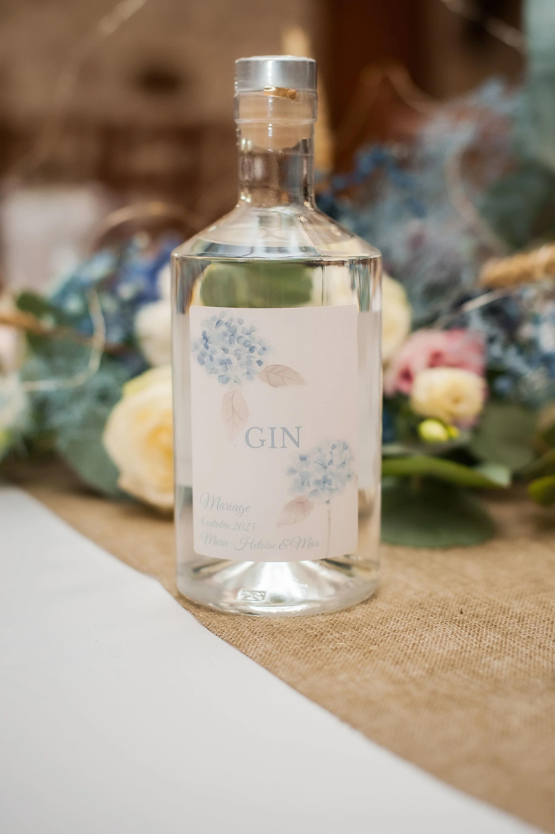 Bouteille personnalisée de gin