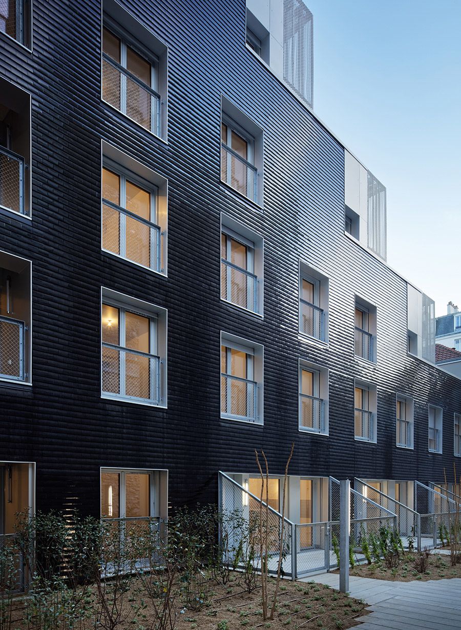  Projet d'Architecture de Logement Sociaux à Paris  - Terre cuite émaillée - 7