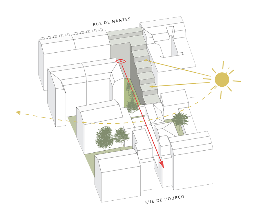  Projet d'Architecture de Logement Sociaux à Paris - Terre cuite émaillée - 3
