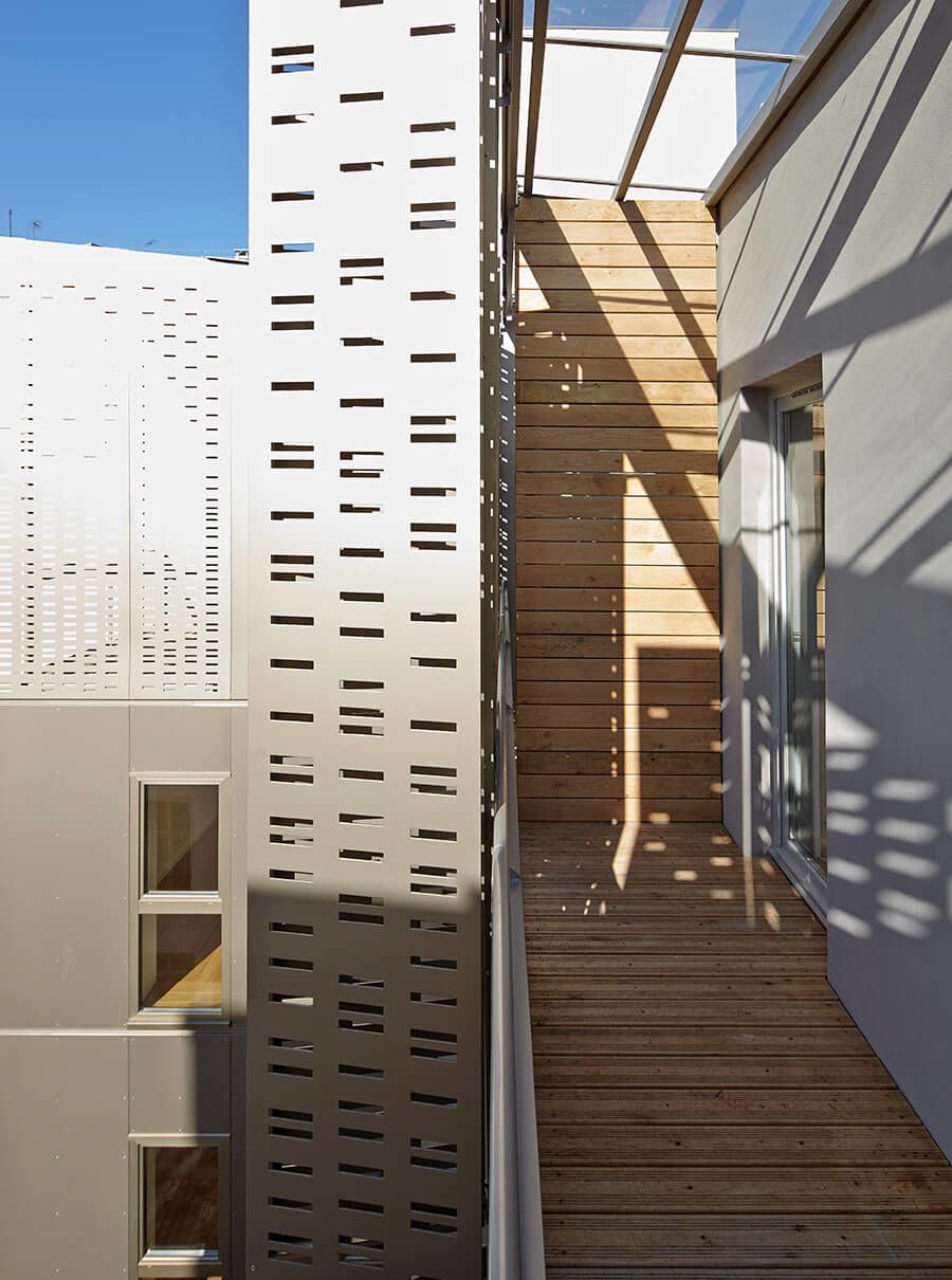 Architecture logements, La rue Michel, réhabilitation et reconstruction dans le Marais à Paris - 13