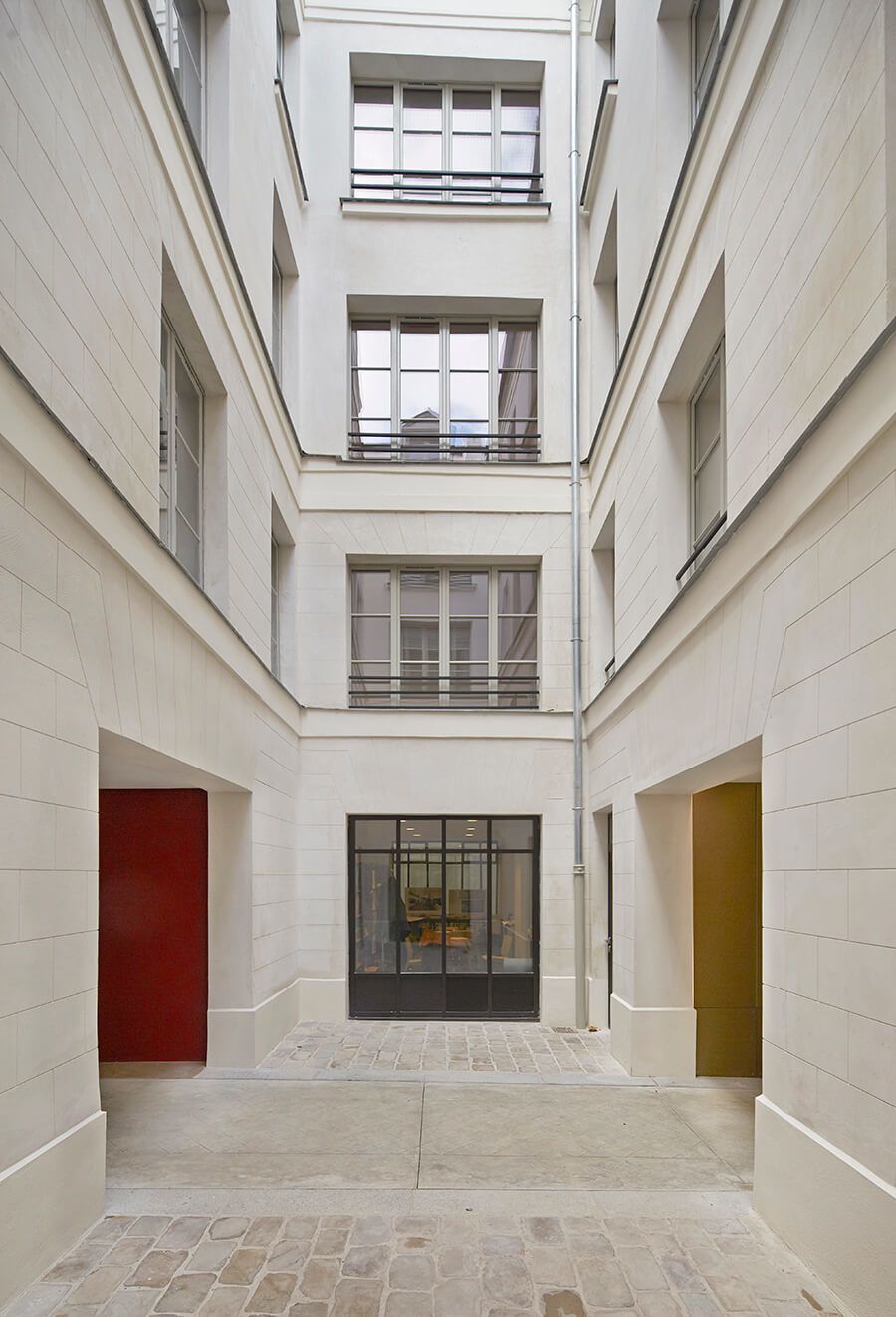 Architecture logements, La rue Michel, réhabilitation et reconstruction dans le Marais à Paris - 17