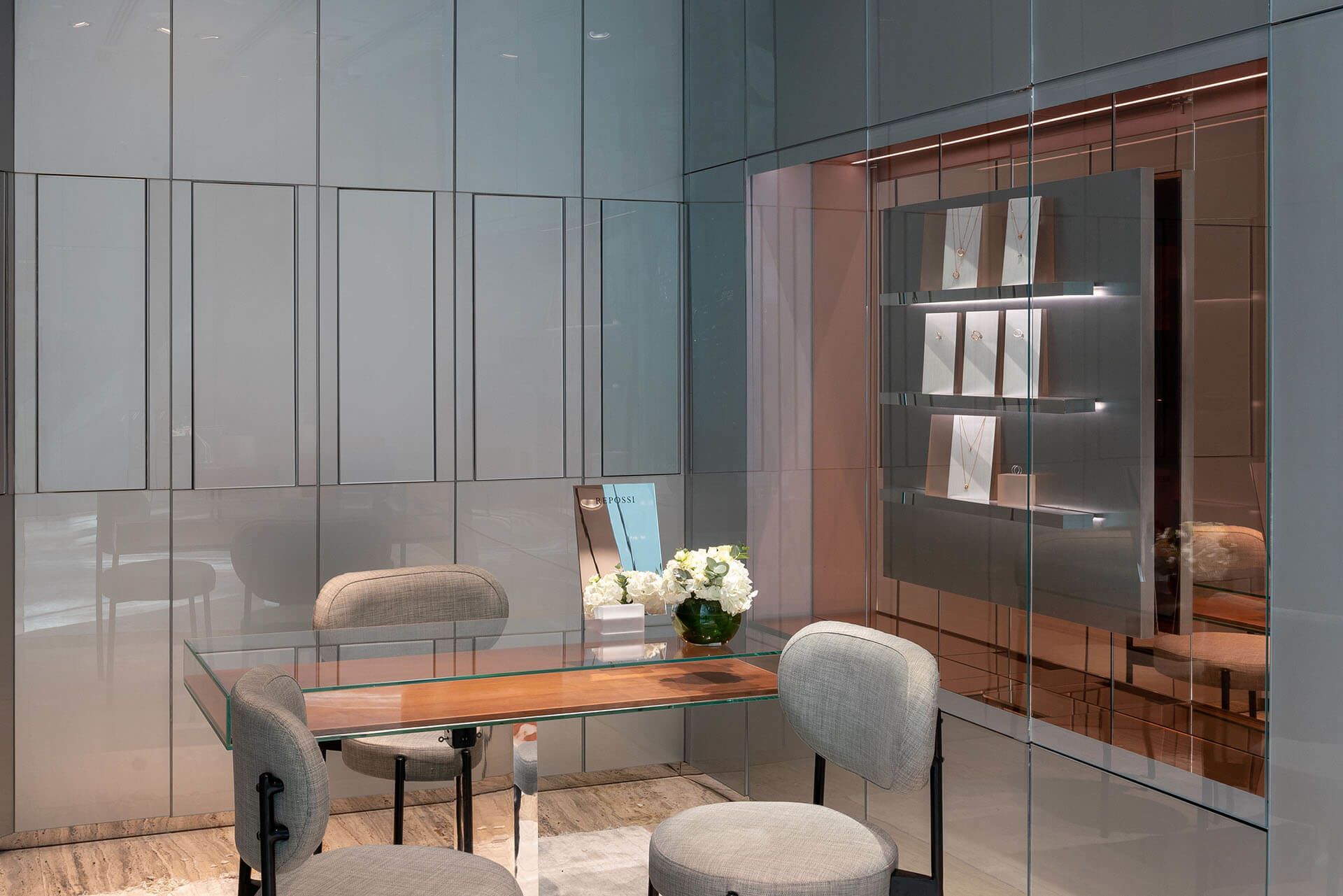 Architecture intérieure, Prisme, Boutique Repossi à Dubaï - 07