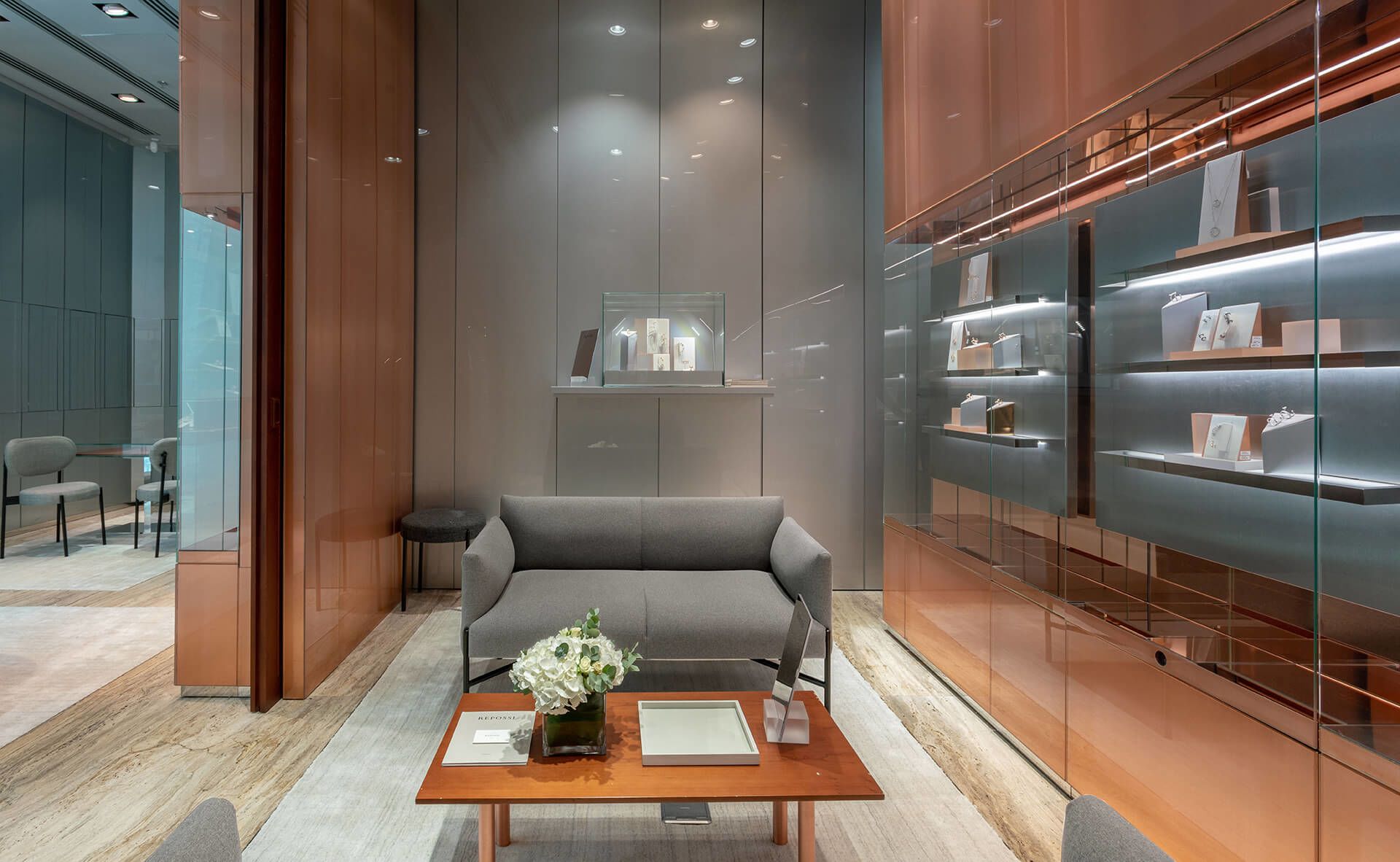 Architecture intérieure, Prisme, Boutique Repossi à Dubaï - 09