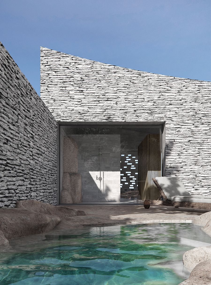 Architecture, Casa Luna, villa bioclimatique en Sardaigne - 19