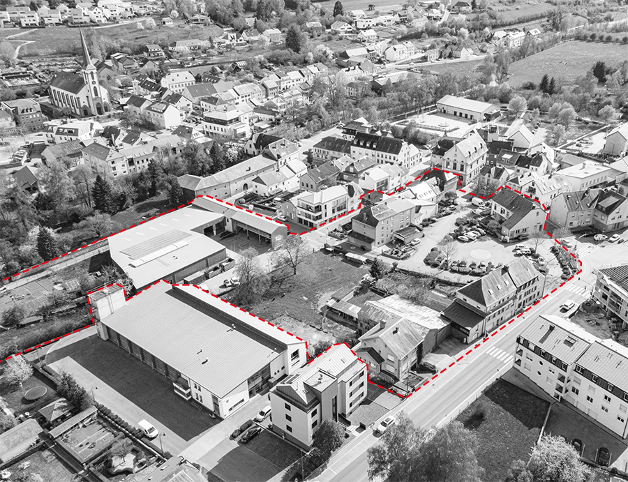 Architecture et urbanisme - Aménagement de la Place de l'immigration à Bissen au Luxembourg