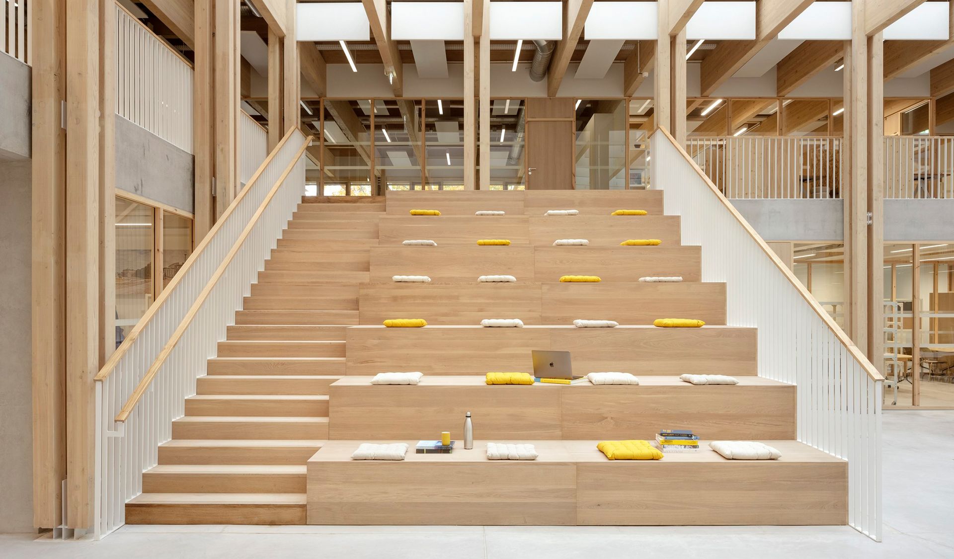 Architecture - Bâtiment d'exploitation dans le Parc de la Villette à Paris - 5 