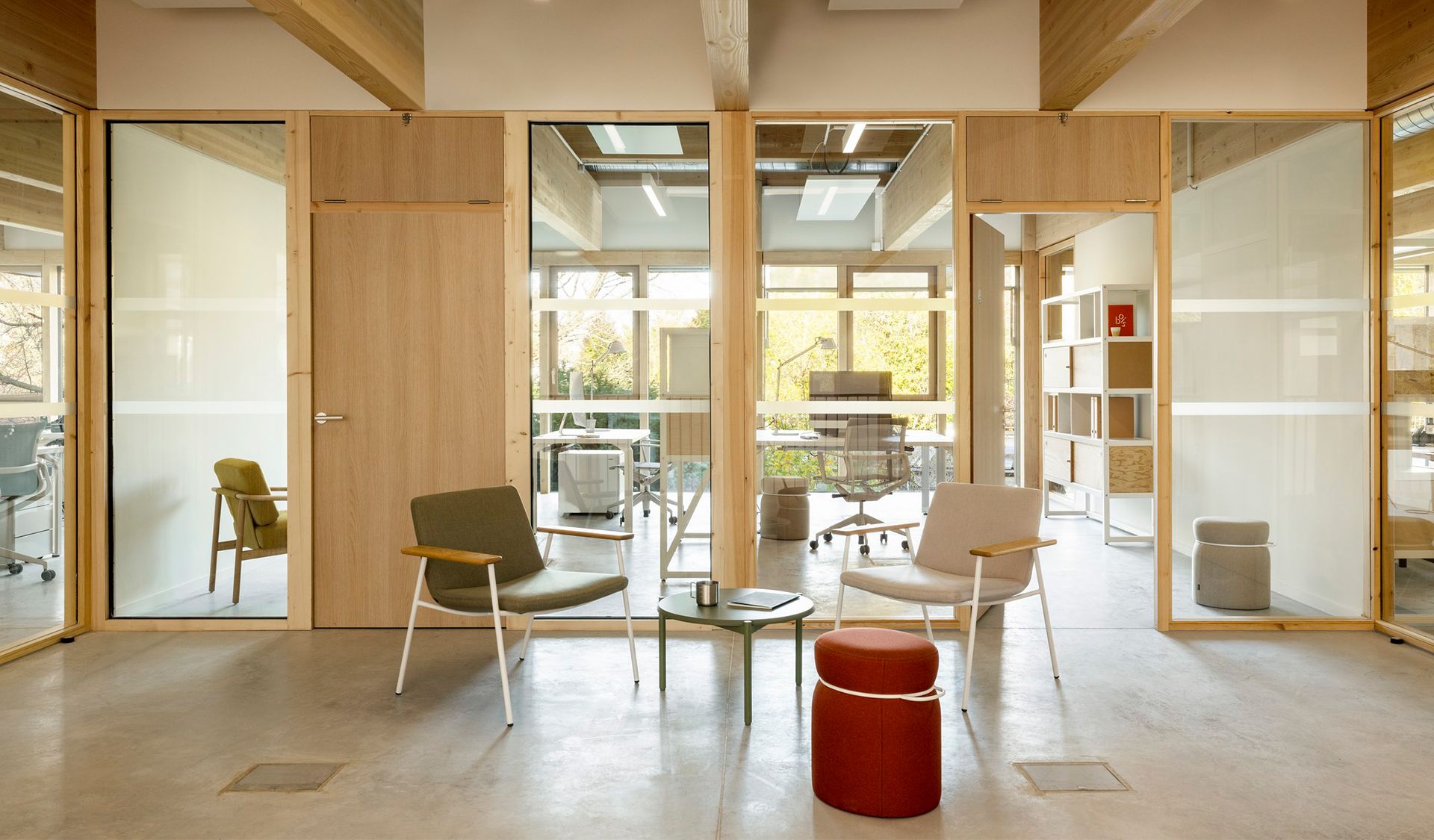 Architecture - Bâtiment d'exploitation dans le Parc de la Villette à Paris - 14