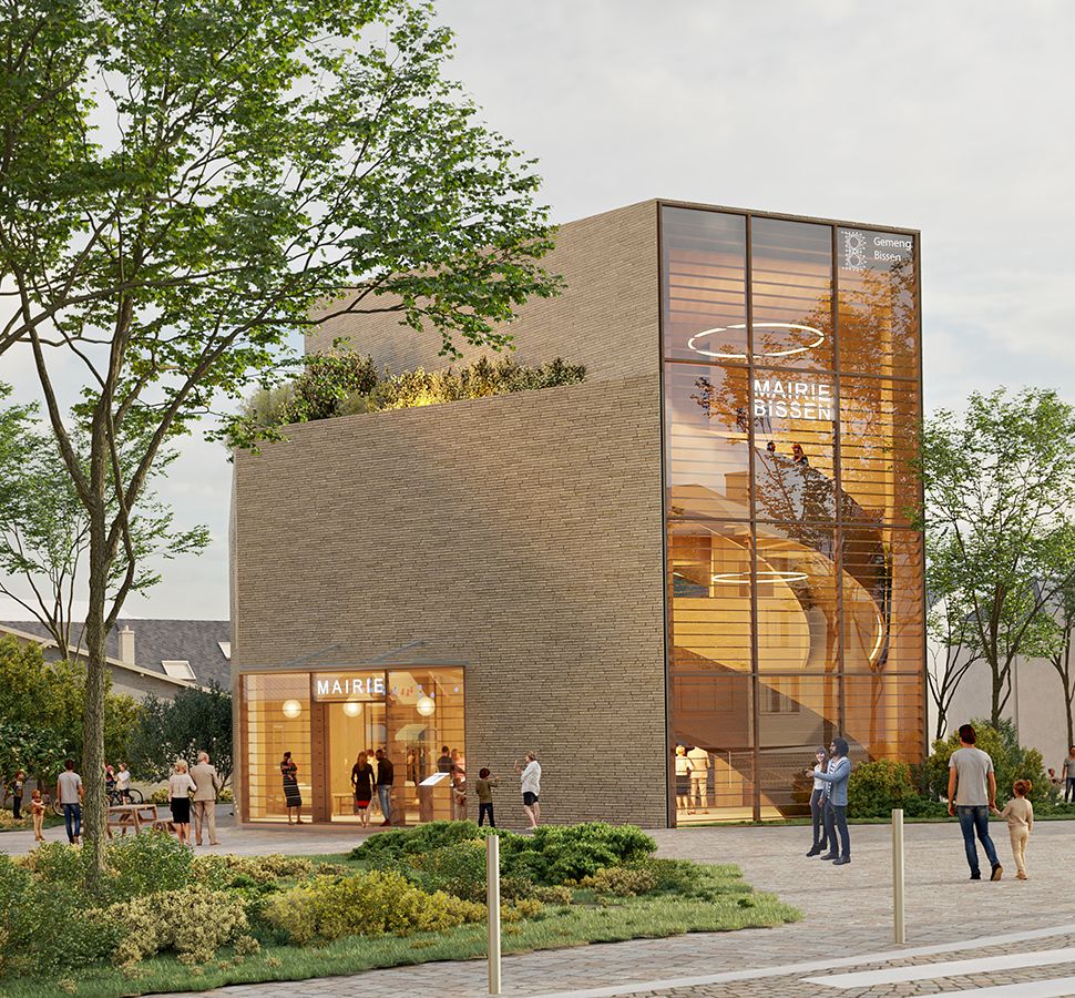 Architecture et urbanisme - Aménagement de la Place de l'immigration à Bissen au Luxembourg