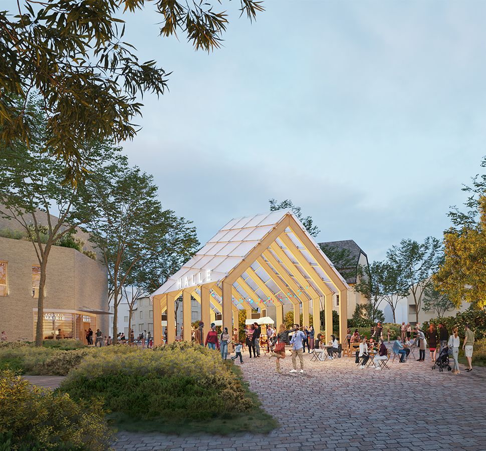 Architecture et urbanisme - Aménagement de la Place de l'immigration à Bissen au Luxembourg