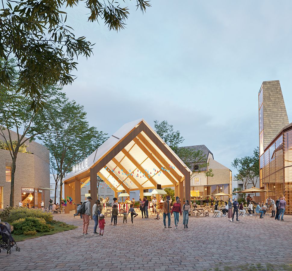 Architecture et urbanisme - Aménagement de la Place de l'immigration à Bissen au Luxembourg