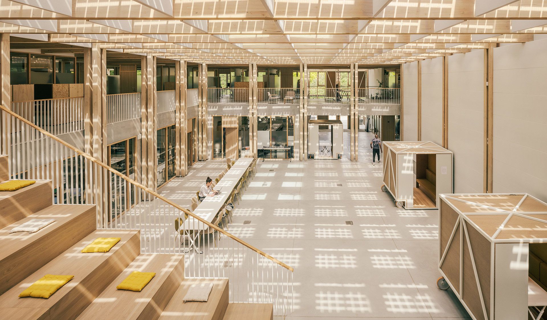 Architecture - Bâtiment d'exploitation dans le Parc de la Villette à Paris - 28 - bis