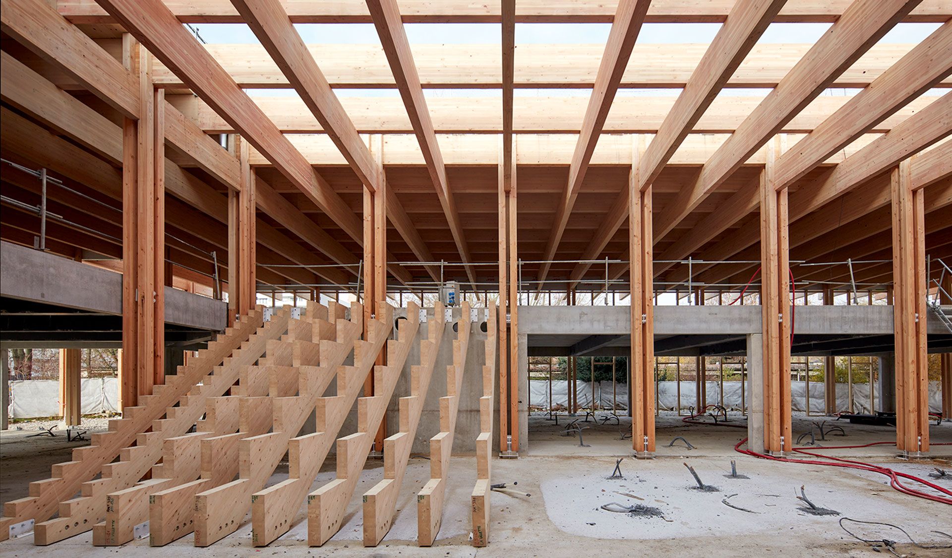Architecture - Bâtiment d'exploitation dans le Parc de la Villette à Paris - 38