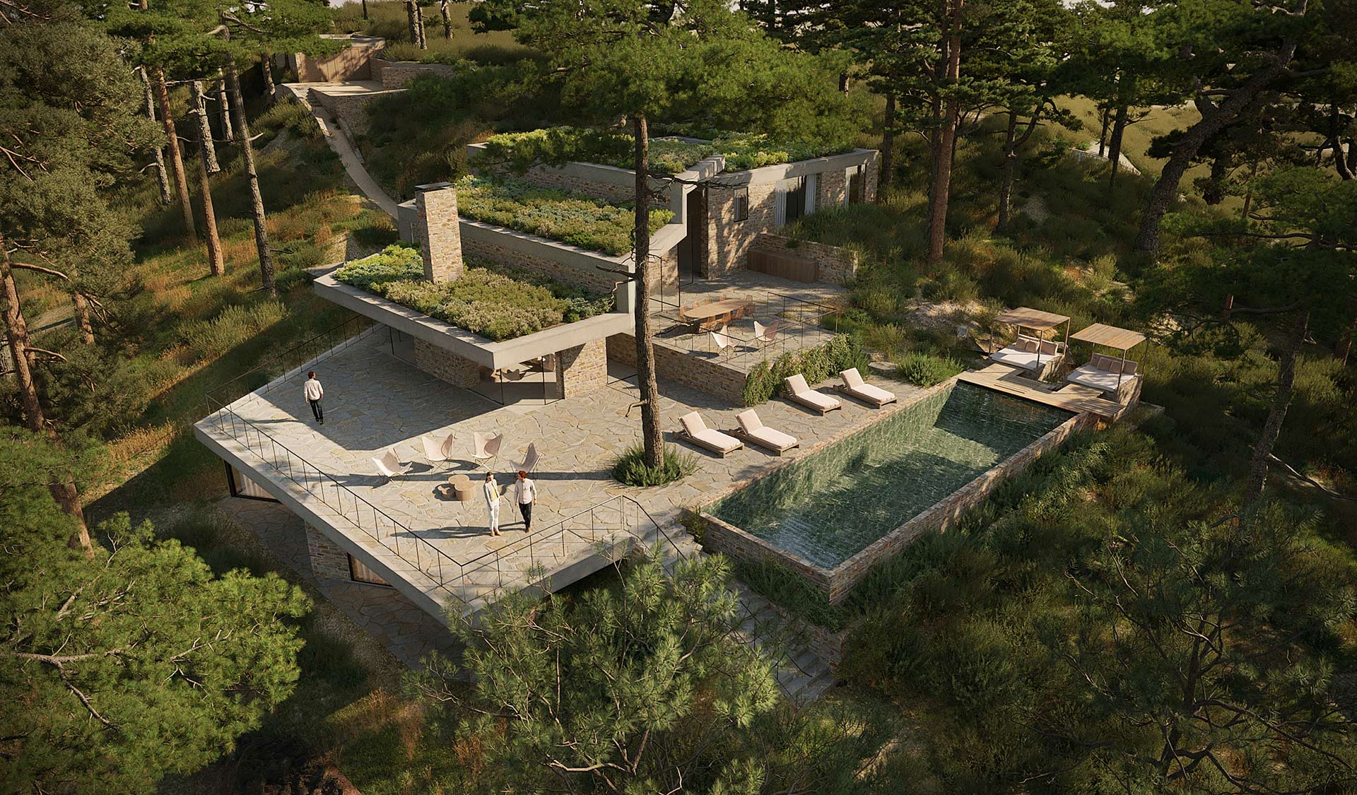 Atelier du Pont - Architecture intérieure - Domaine de Gaou Bénat - Komorebi, construction d'une maison - 04