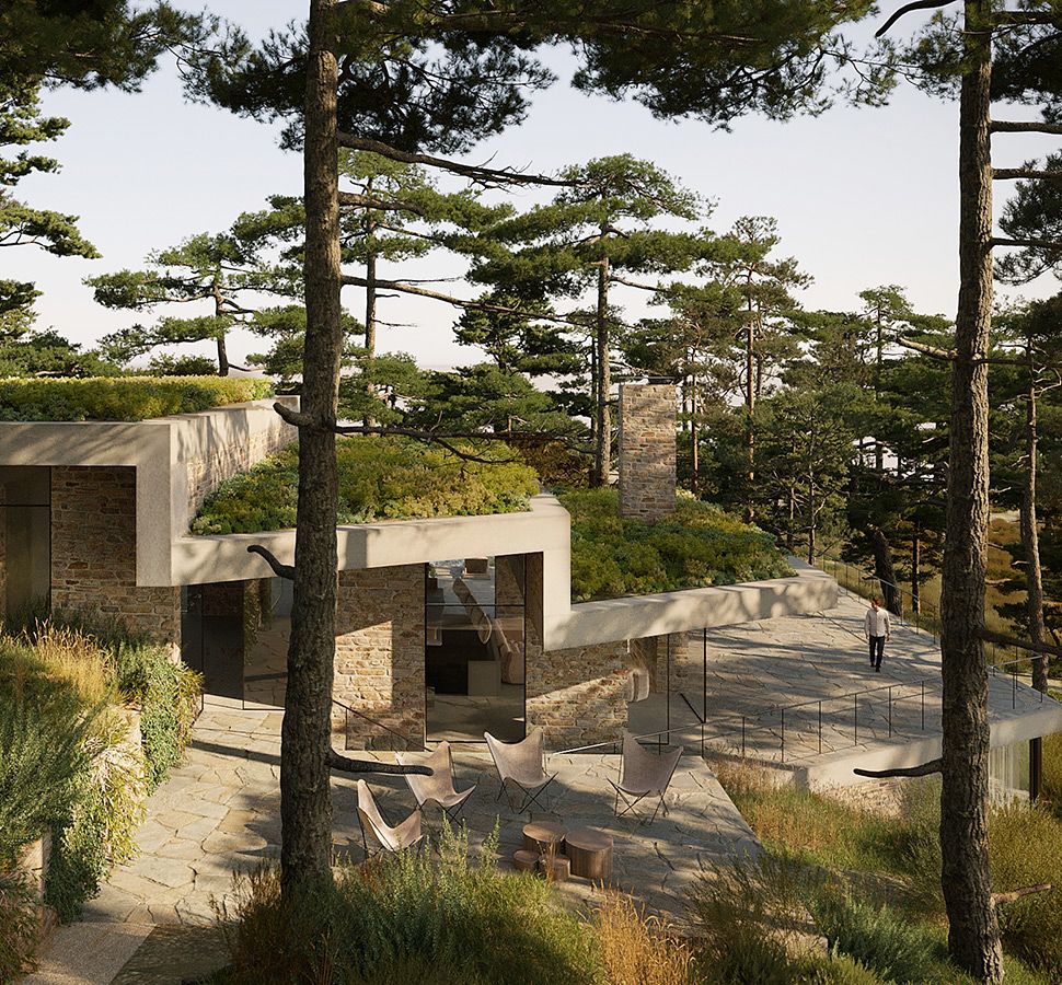 Atelier du Pont - Architecture intérieure - Domaine de Gaou Bénat - Komorebi, construction d'une maison - 01