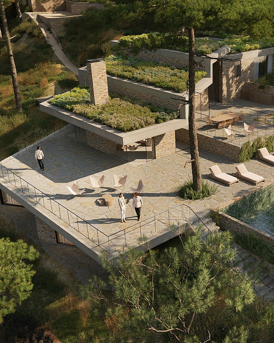 Atelier du Pont - Architecture intérieure - Domaine de Gaou Bénat - Komorebi, construction d'une maison - 07