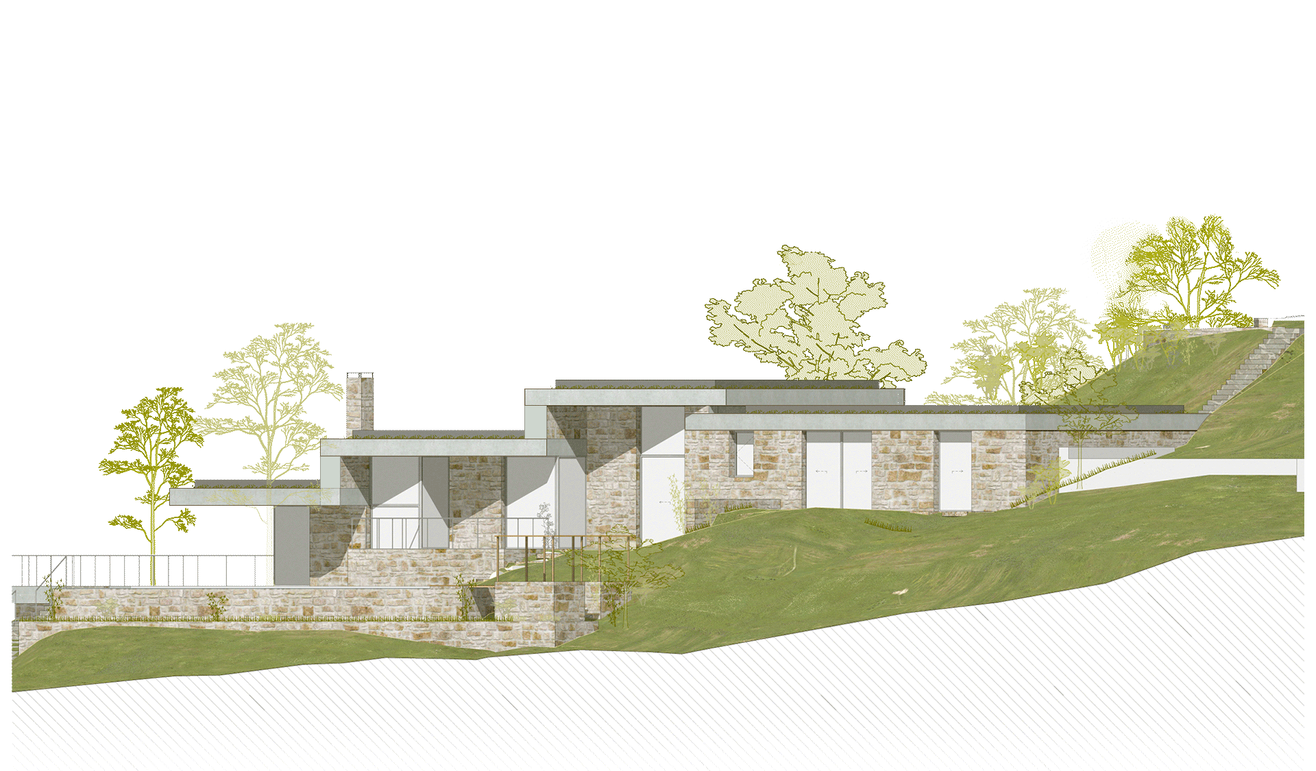 Atelier du Pont - Architecture intérieure - Domaine de Gaou Bénat - Komorebi, construction d'une maison - 05