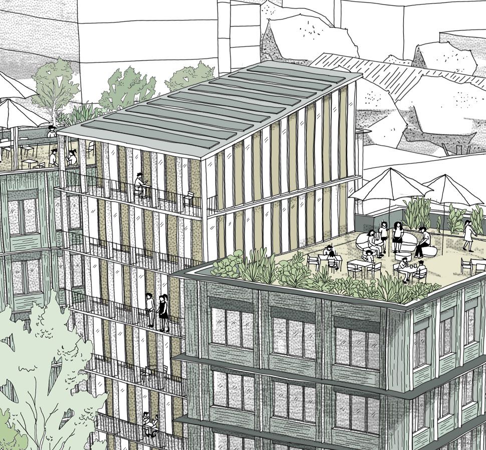 Architecture - Atelier du Pont - ZAC - Bâtiment bas carbone - Pirmil-les-Isles 01