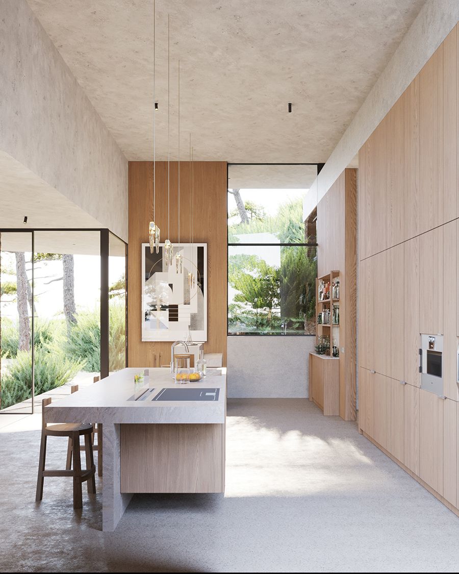 Atelier du Pont - Architecture intérieure - Domaine de Gaou Bénat - Komorebi, construction d'une maison - 12