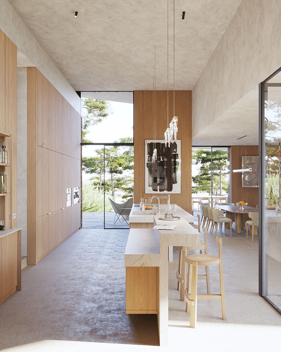 Atelier du Pont - Architecture intérieure - Domaine de Gaou Bénat - Komorebi, construction d'une maison - 14