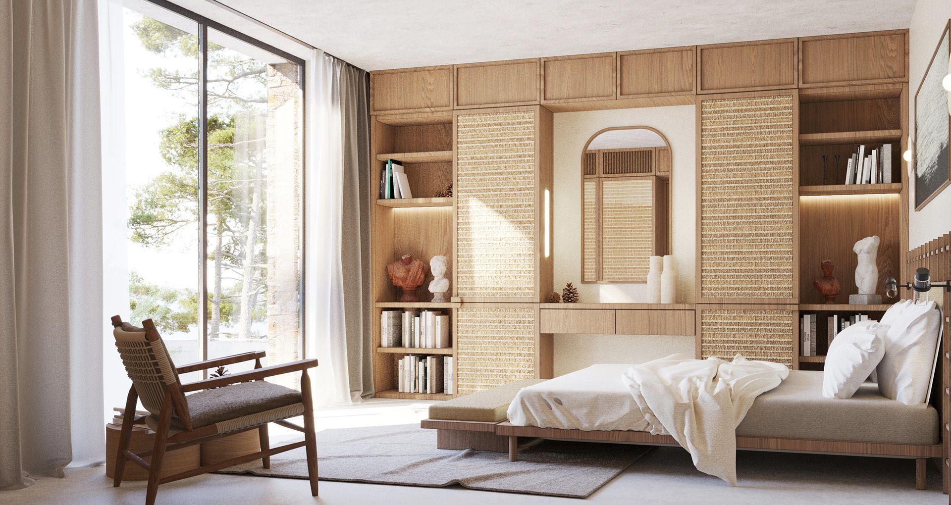 Atelier du Pont - Architecture intérieure - Domaine de Gaou Bénat - Komorebi, construction d'une maison - 23