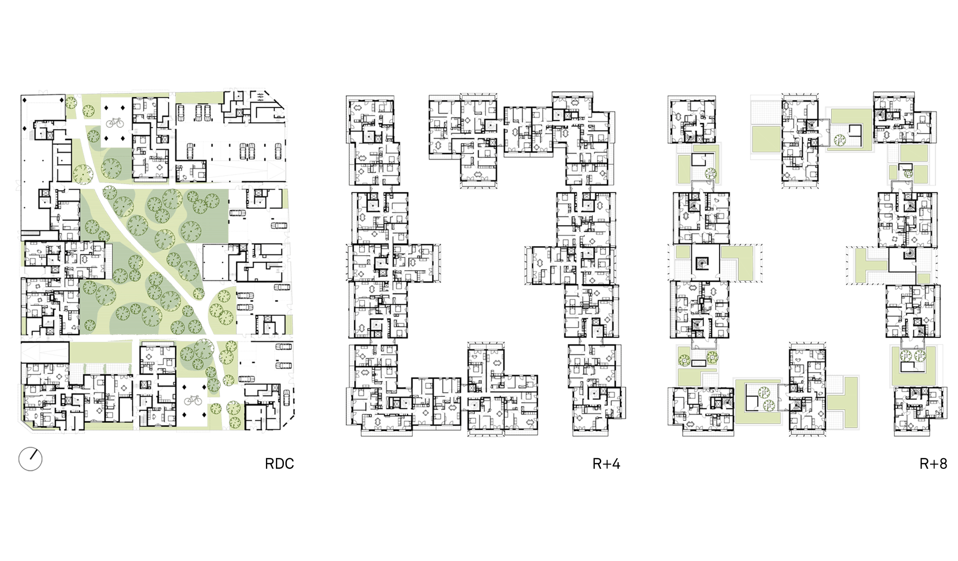 Architecture, Du Pont et Dupont - Logements à Clichy-la-Garenne - 07