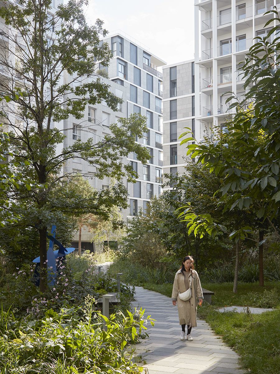 Architecture, Du Pont et Dupont - Logements à Clichy-la-Garenne - 09