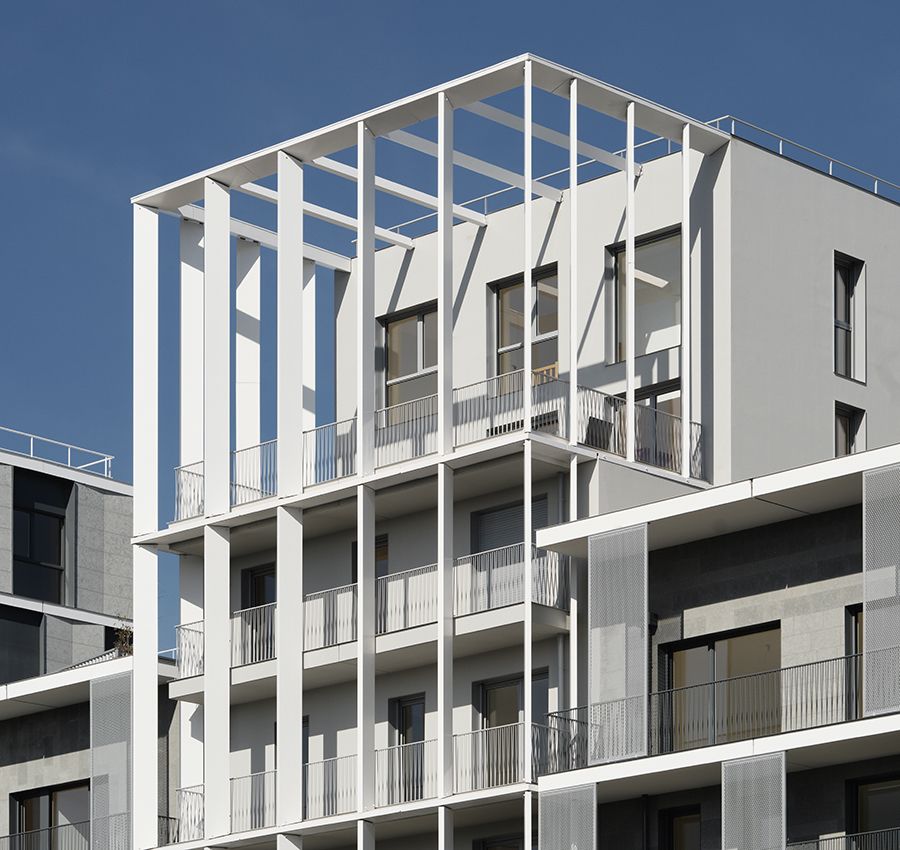 Architecture, Du Pont et Dupont - Logements à Clichy-la-Garenne - 17