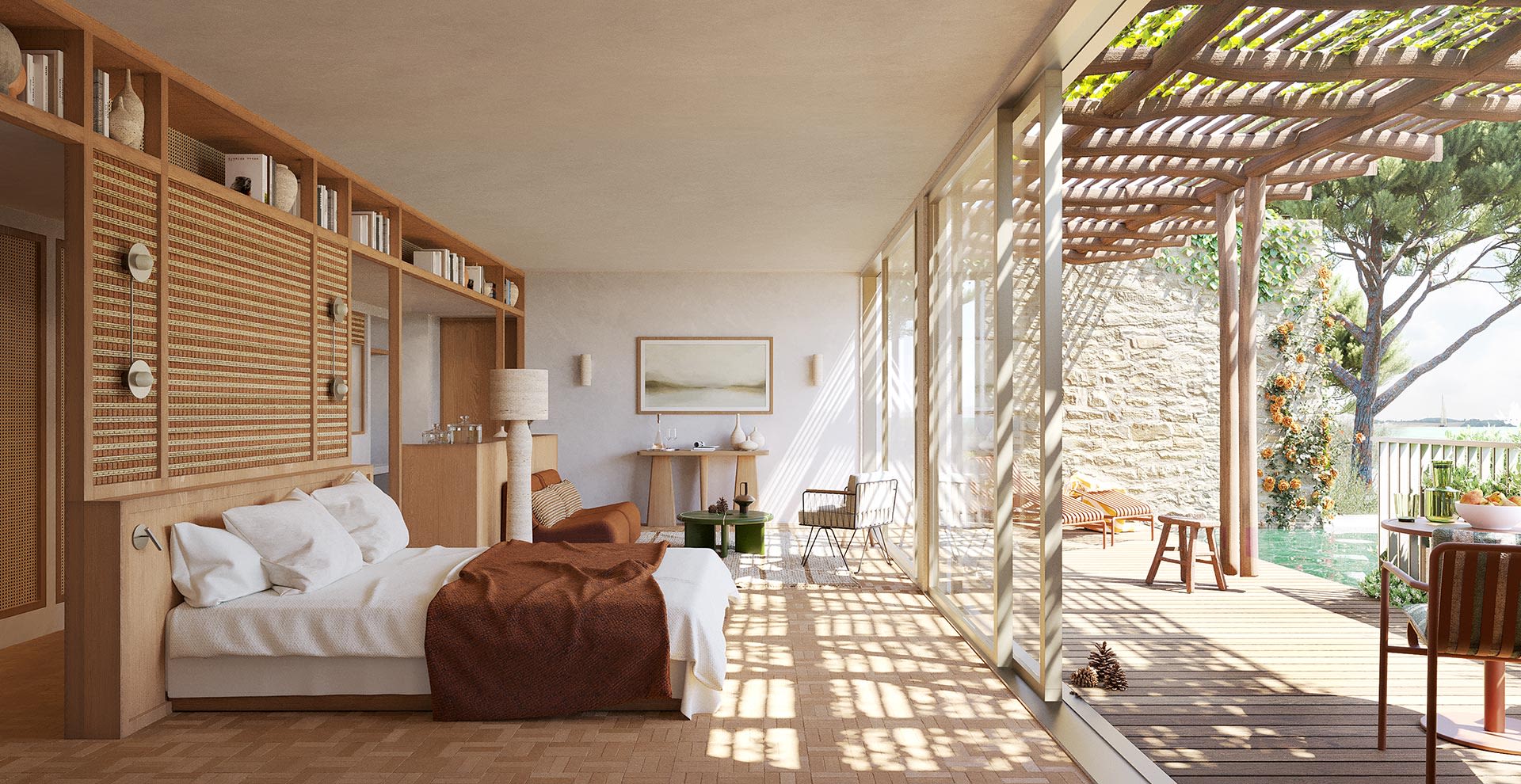 Architecture intérieure, Le Mirage, Hôtel à Bormes-les-Mimosas 16