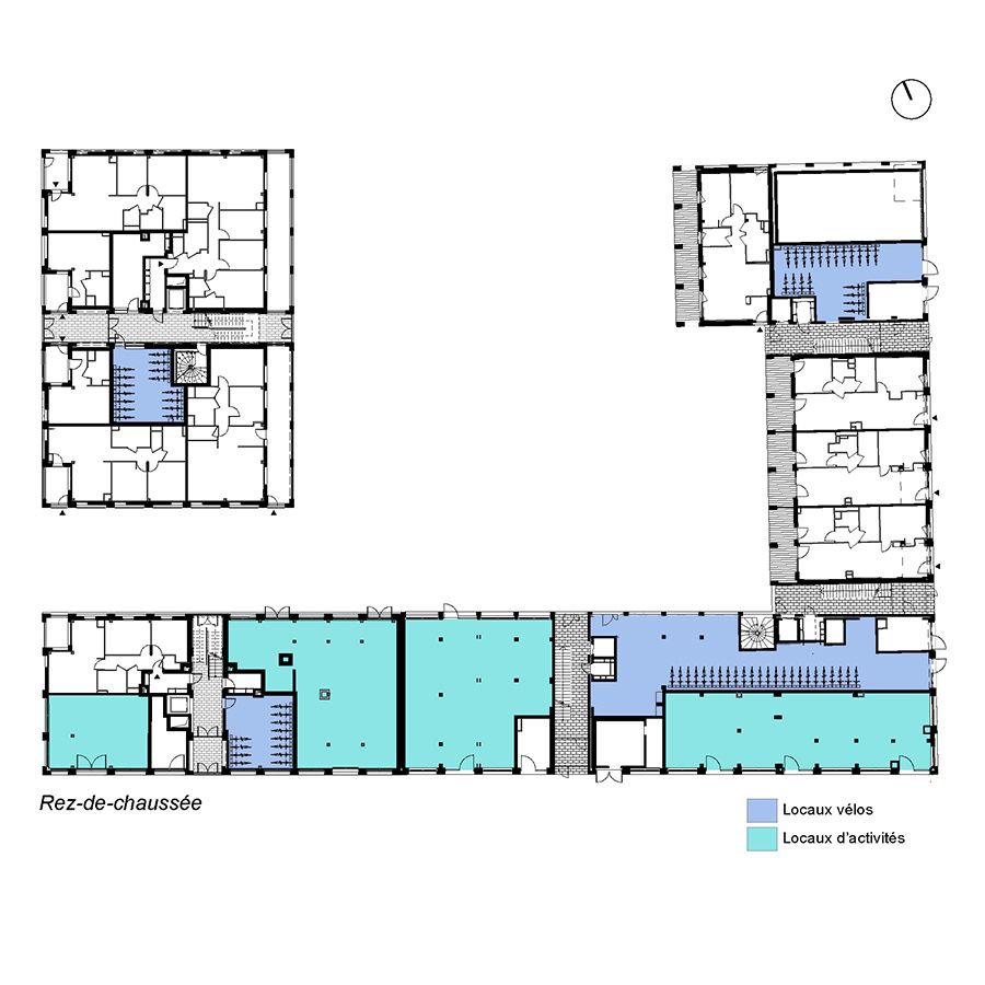 Architecture, Beaux voisins, Logements en bois et pierre massive à Lyon - 10ter