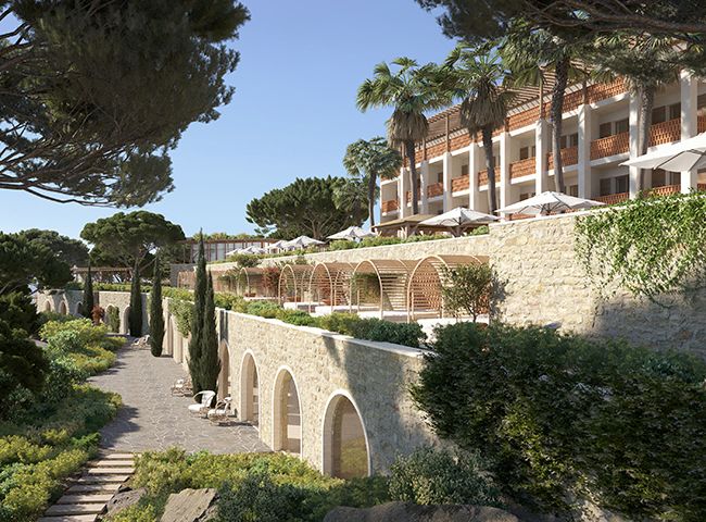 Architecture intérieure, Le Mirage, Hôtel à Bormes-les-Mimosas