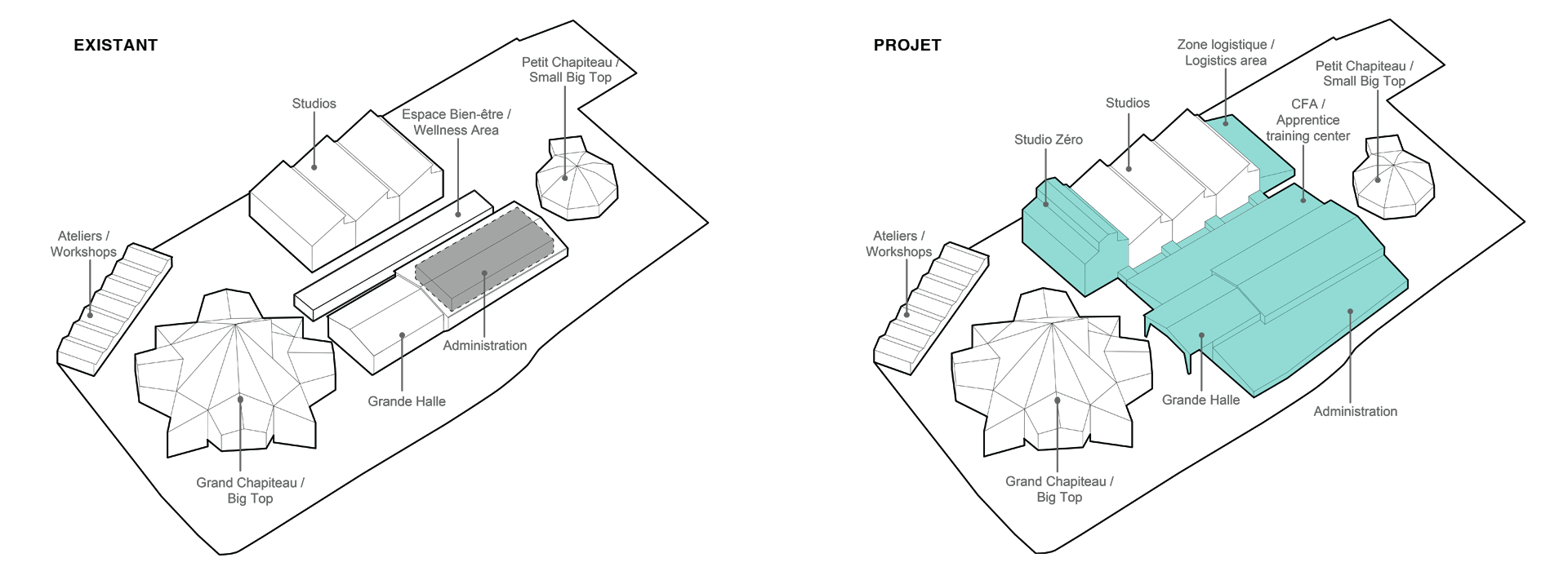 Architecture - Fabrique des arts du cirque - Académie Fratellini à Saint-Denis - 4