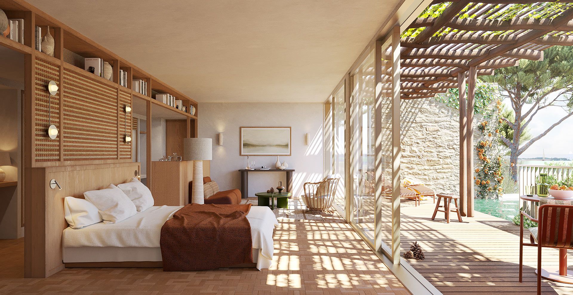 Architecture intérieure, Le Mirage, Hôtel à Bormes-les-Mimosas 16