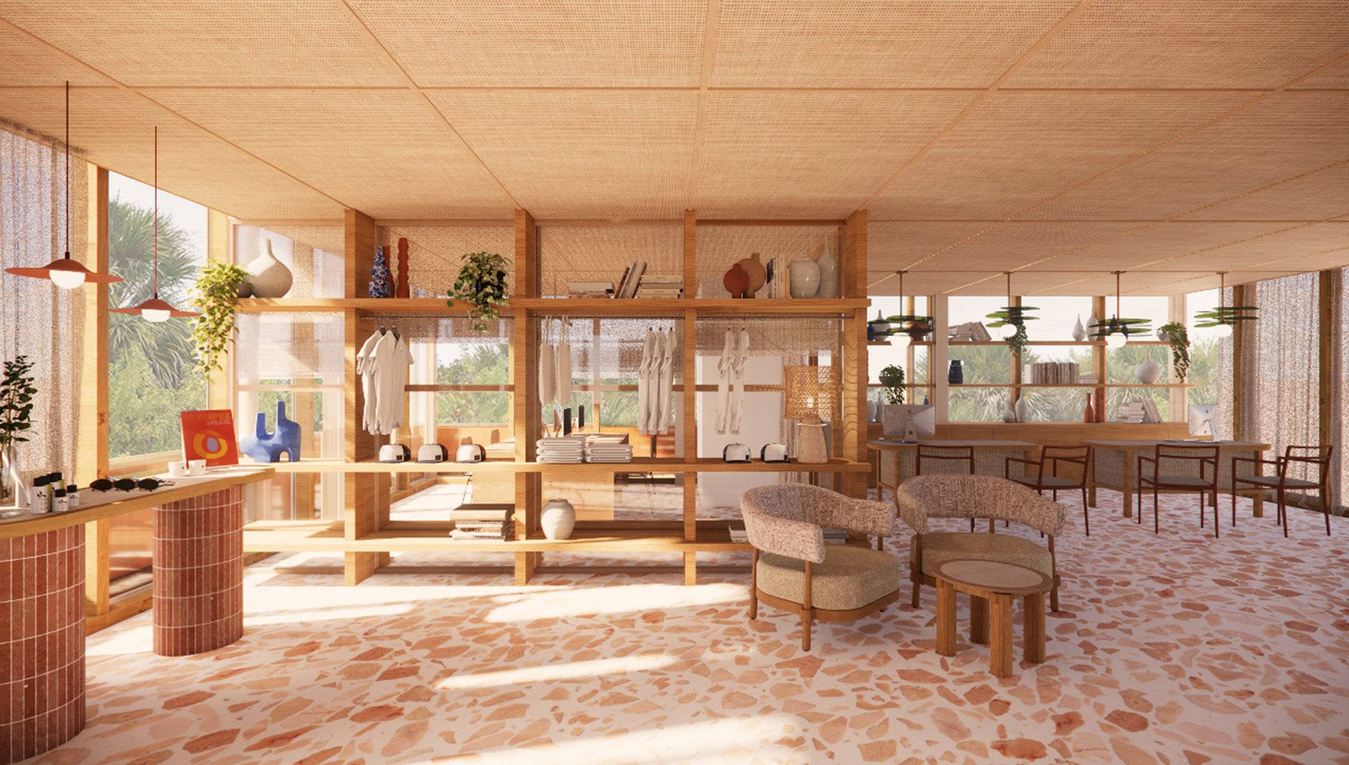 Architecture intérieure, Le Mirage, Hôtel à Bormes-les-Mimosas 07