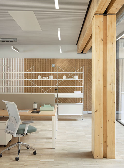 Architecture - Bienvenüe, bureaux bois à Paris