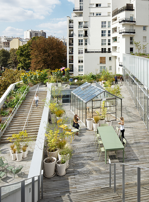 Architecture -Bienvenüe, bureaux bois à Paris
