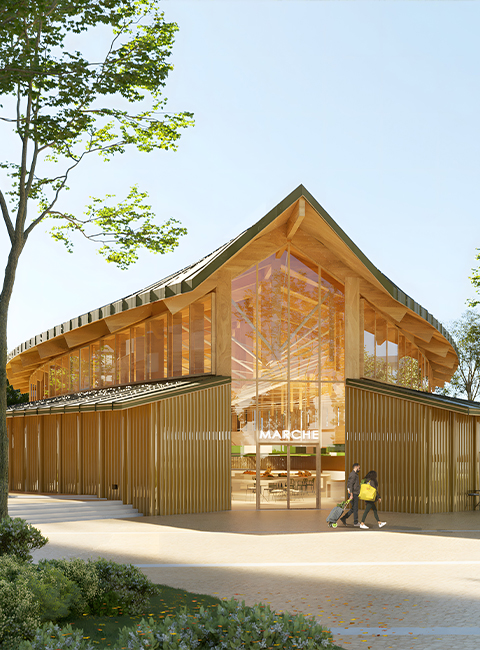 Atelier du Pont - Halle de marché et aménagements urbains - Villeneuve-la-Garenne
