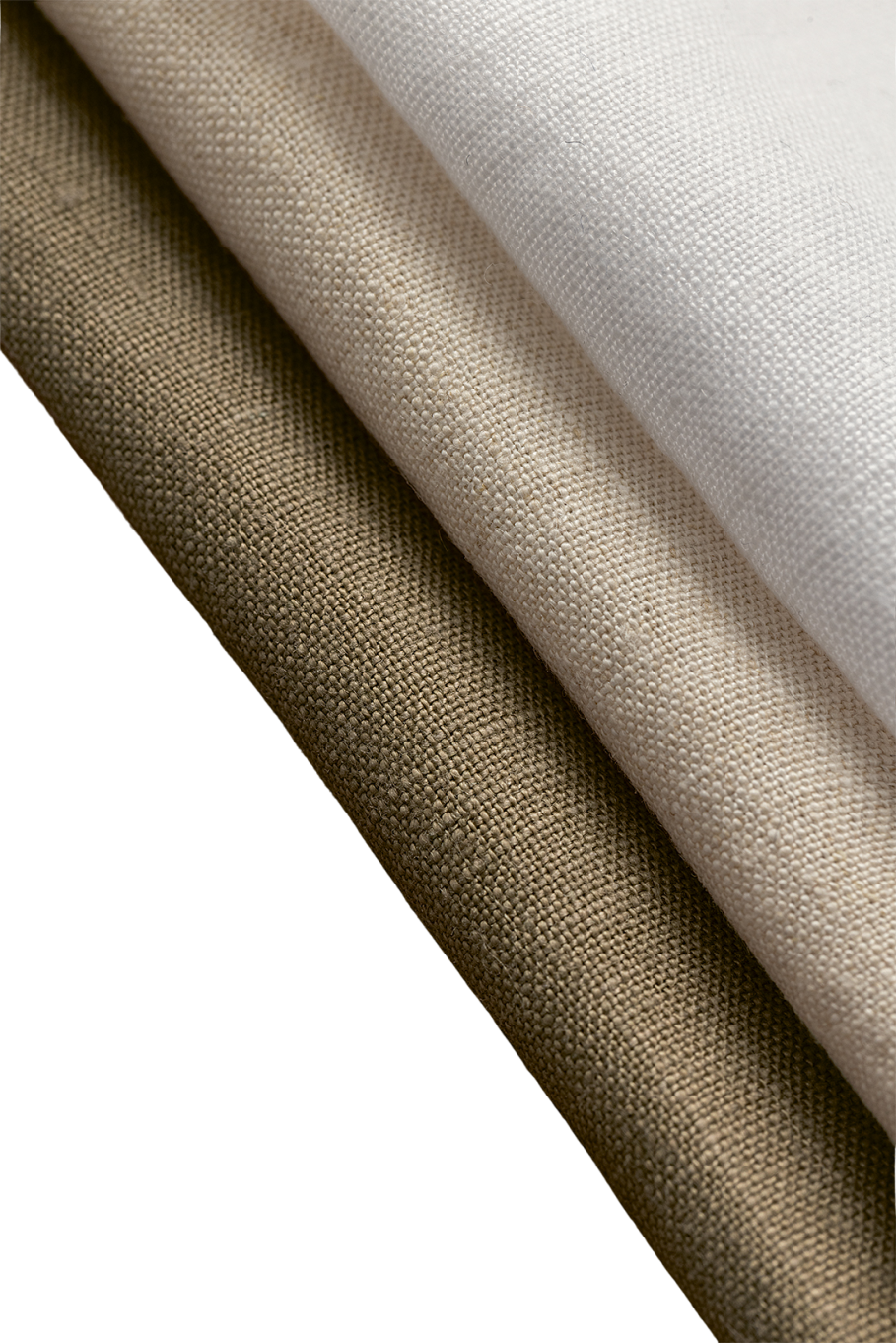 Échantillons de tissu en lin pour la collection printemps-été