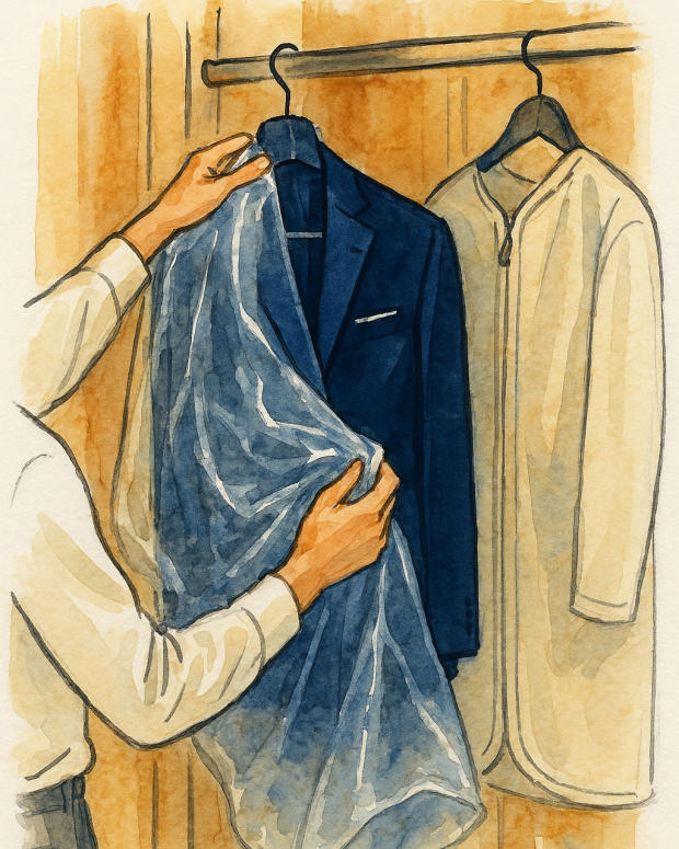La housse, oui, mais laquelle, Ranger ses costumes d'hiver : ce qui les abîme vraiment