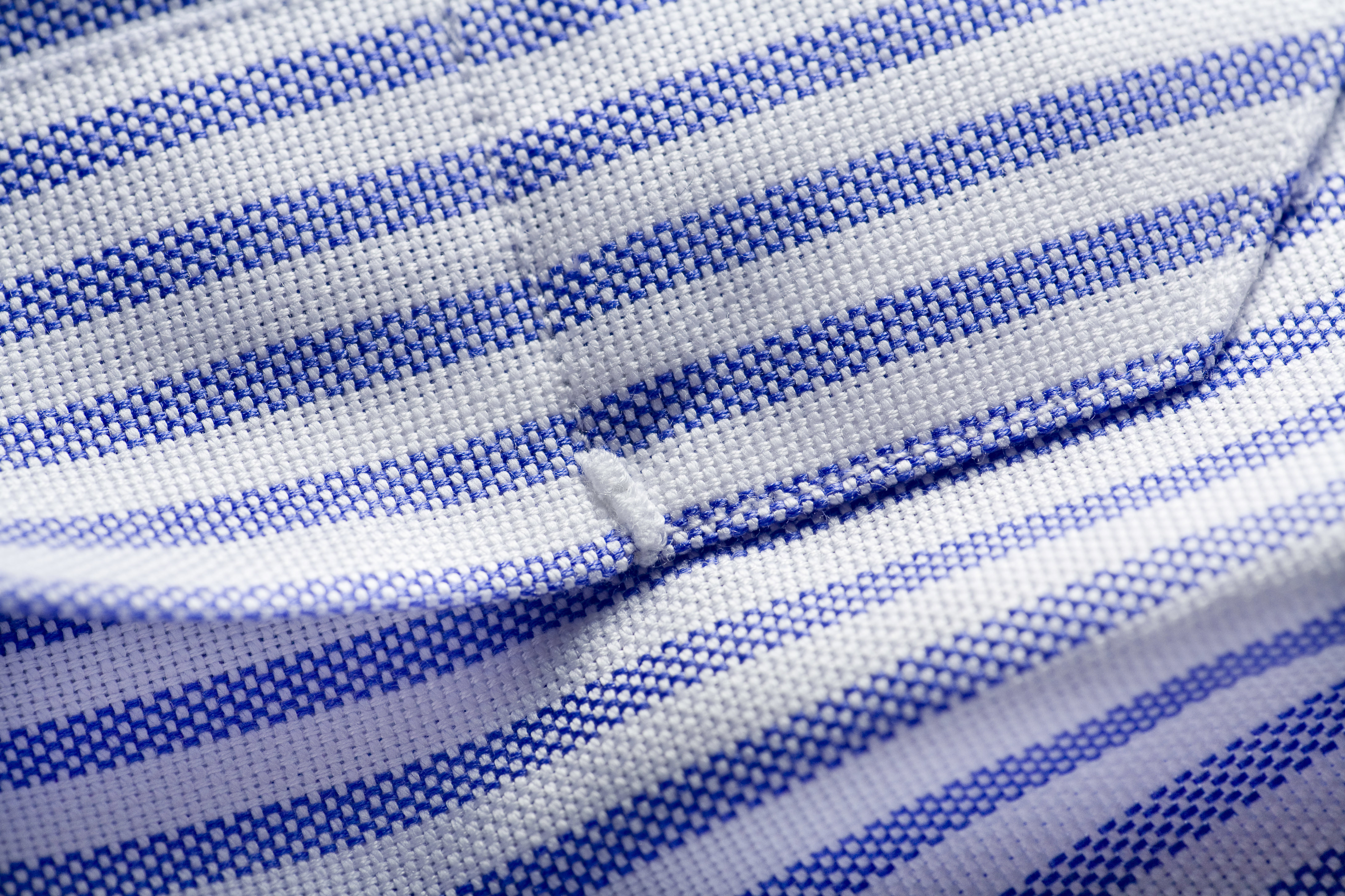 Point d'arrêt fait main chemise