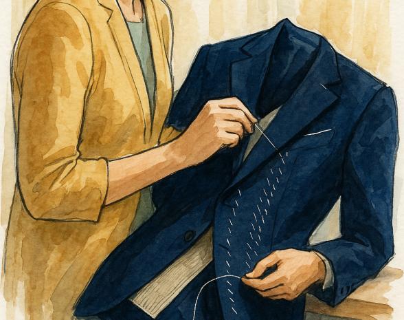 Semi-entoilé : la toile là où elle sert, L'entoilage : ce qui ne se voit pas et qui fait tout