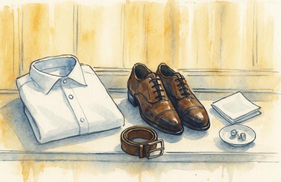 Le vestiaire du marié : tout ce qui n'est pas le costume