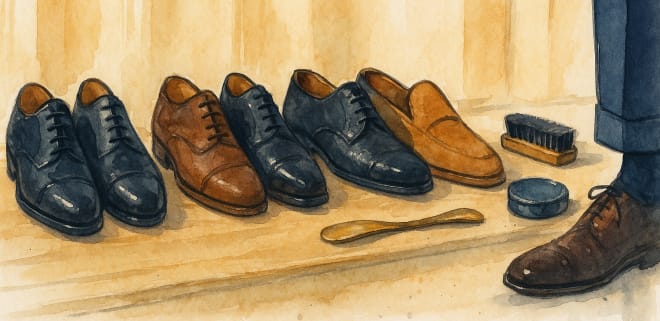 Oxford shoes for suits