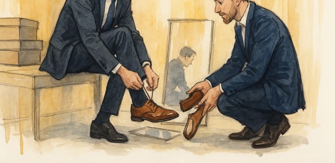 Chaussures Derby marron