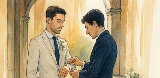 Under a Wedding Suit