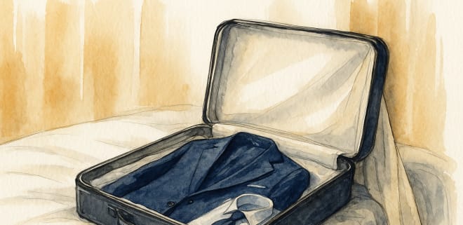 Voyage avec costume