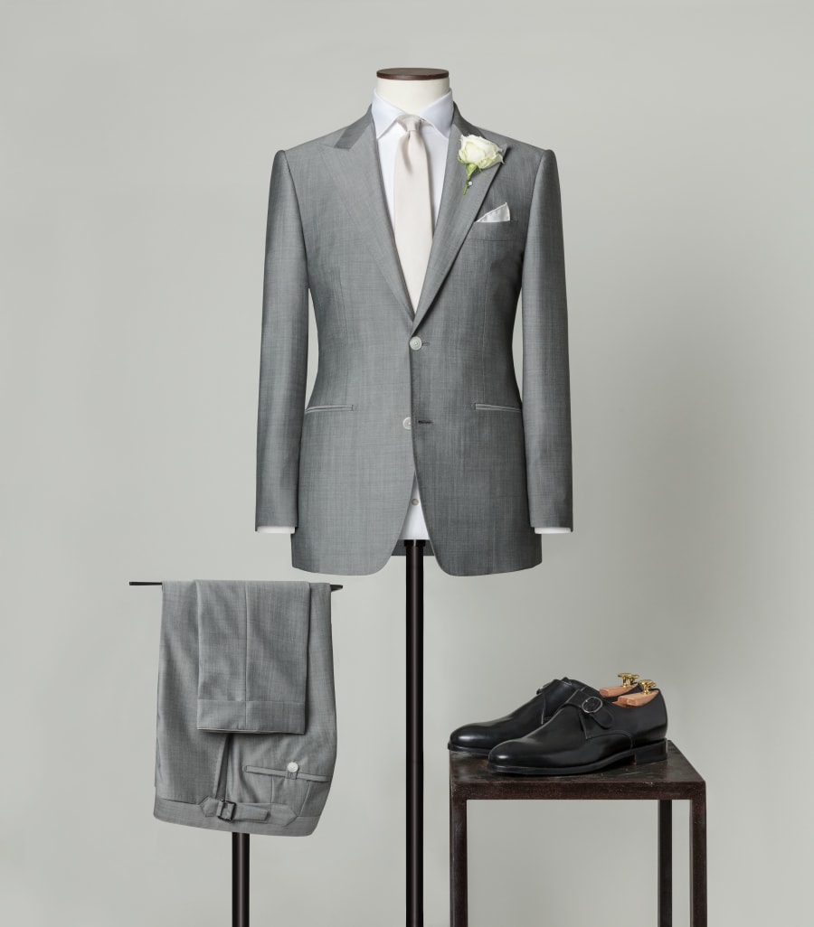 Costume mariage gris sur mesure Paris